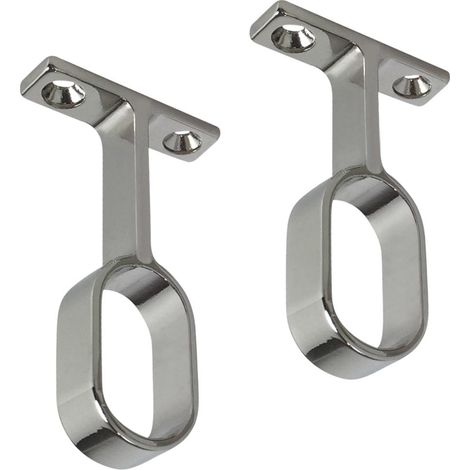 Supports de barre n° 1-OV Nickel Ovale 16 mm (1/3)