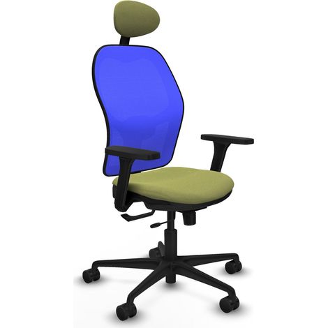 Sedia da ufficio piqueras y crespo Jorquera blu supporto ergonomico (1/2)