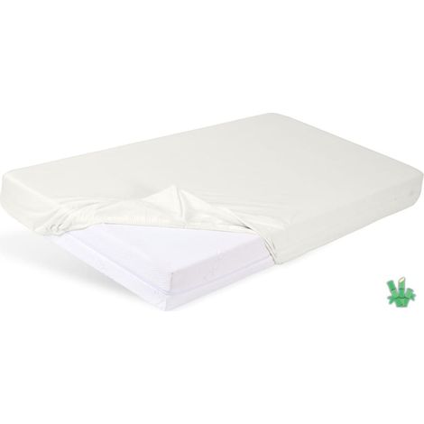 Lenzuolo BAMBÙ con elastico 90x190, 90x200x20, ecru02, MATEX (1/5)