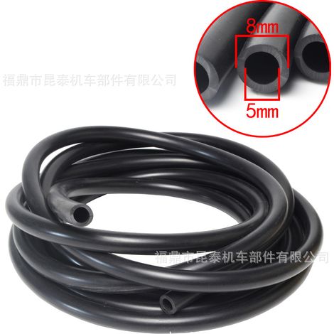 5mm8mm motorcycle carburetor rubber fuel hose, oil-resistant and heat-resistant. (1/5)
