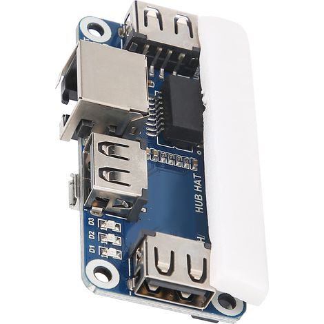 Carte d'extension USB 3.0 pour Raspberry Pi 4B et Pi Zero W - Hub 3 ports - Accessoire électronique (1/5)