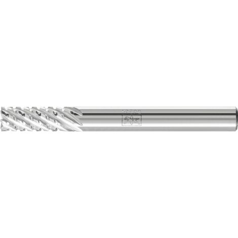 PFERD TOOLS Hartmetall Frässtift Zylinder ZYAS stirnverzahnt 06x16mm Schaft-Ø 6mm TITANIUM für Titan (1/4)
