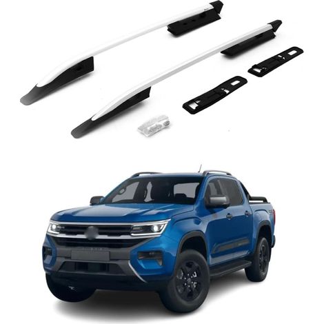 TURTLE kompatibel mit Volkswagen Amarok (Nf) 2022-2025 Dachreling Falcon Grau (1/2)