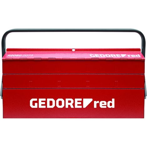 Gedore RED 3301658 R20600073 Boîte à outils vide Tôle d'acier rouge (1/7)