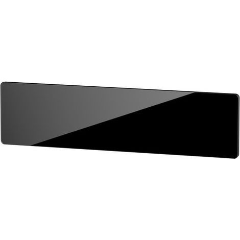 CAMPAVER nativ Radiateur Plinthe 1000W Verre massif Noir astrakan INTUIS K161423 (1/5)