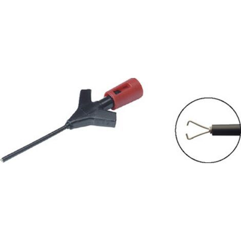 GRIP-FIL MINIATURE SKS HIRSCHMANN MICRO-KLEPS ENFICHABLE 0.64 MM CAT I ROUGE 973972101 (1/5)