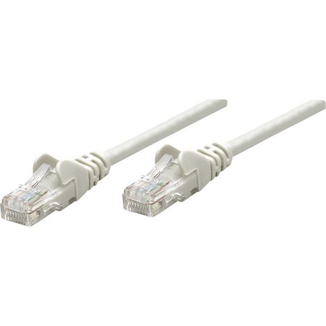 Intellinet 336741 RJ45 Patchkabel CAT 6 U/UTP 20.00 m Grau 1 St.