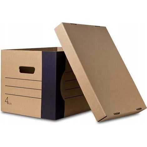 BOÎTE D'ARCHIVES GRISE 4WORK