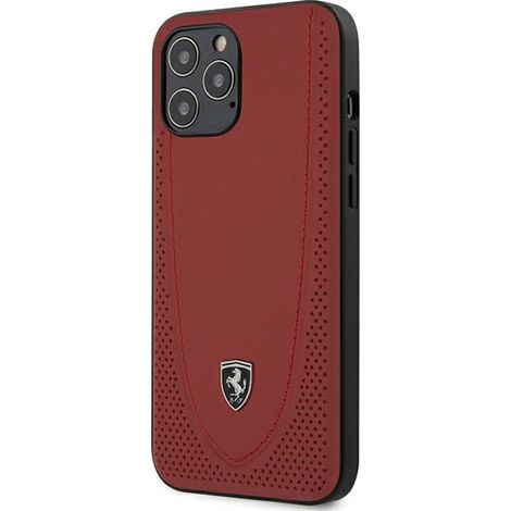 Ferrari FEOGOHCP12LRE iPhone 12 Pro Max 6,7" rot/rot Hartschalenetui Off Track Perforiert (1/3)