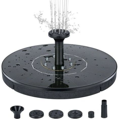 16 cm Solar-Gartenbrunnen – Integrierte Pumpe – Für Garten und Terrasse – Elegante Wasserdekoration (1/5)