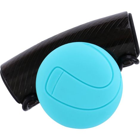 Volante blu con anello in gomma antiscivolo (1/2)