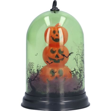 Lampe Halloween LED - Veilleuse Gradation de Couleurs Innovante pour Maison Hantée (Décoration Props Pumpkin) - 1 Lamp PVC Matériau Haute Qualité (1/5)
