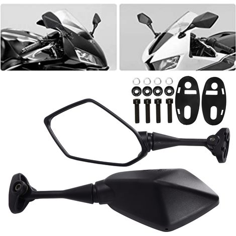 Rétroviseurs moto gauche droite pour CBR600RR, CBR1000RR, CBR250R, F4, F4I - Pièce de rechange