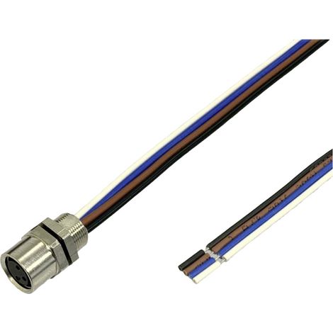 BKL Electronic 2701007 Sensor/Aktor Einbaubuchse M8 0.2 m Polzahl Sensoren: 4 1 St.