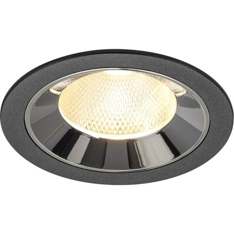 Spot encastré Numinos L noir/chrome 3000K - 20 deg - 1009776