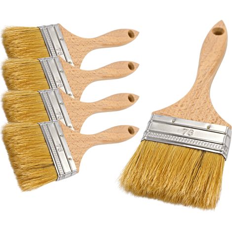 Pinceau anglais universel 76 mm, lot de 5 (1/5)