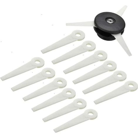 Freischneiderkopf + 12 Schneidmesser für STIHL POLYCUT 6-3 FS38 FS40 FS45 (1/5)