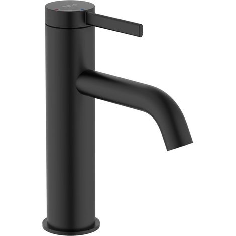 ROCA A5A3A9ENB0 ONA Grifo Monomando Lavabo Desagüe Clic Clac Negro Mate - ref: A5A3A9ENB0