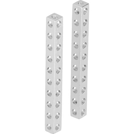 Profilé aluminium en L léger résistant corrosion poutre carrée renforcée 3106-0010-0080 (1/5)