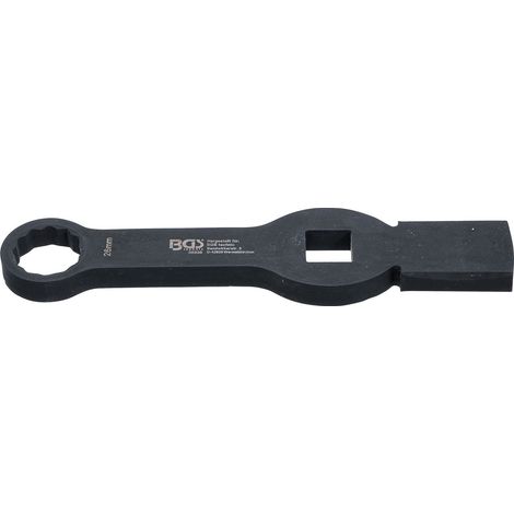 CLÉ ANNULAIRE DE PERCUSSION DOUZE PANS AVEC 2 FACES DE PERCUSSION 26MM BGS 35336 (1/4)
