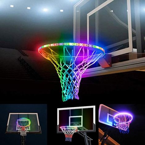 Cerceau de basket-Ball à Led, barre lumineuse à Induction, pour l'extérieur, étanche à la pluie, énergie solaire, marquage des objectifs, bande lumineuse à Induction (1/5)