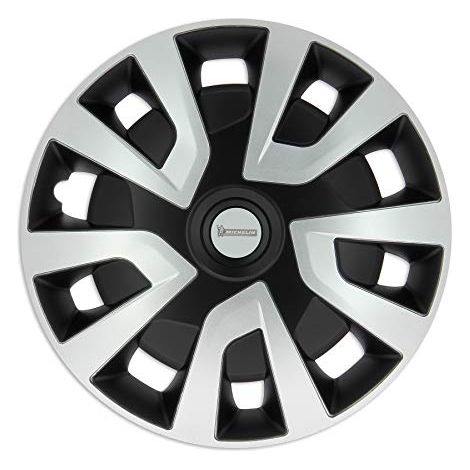 Copricerchi MICHELIN set da 4 15" specifici per veicoli commerciali ABS bi-color NVS Night Vision Security finitura laccata ad alta brillantezza ad innesto a clip (1/4)
