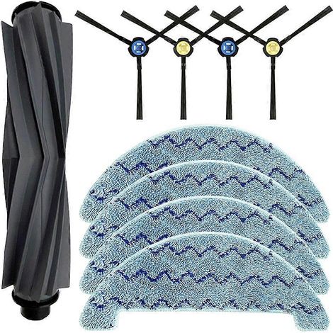 Brosse pour aspirateur Pour ZACO A10 Robot Aspirateur Main Side Brosse Serpillière Cloths de remplacement pièce détachée Accessoires(9pcs) (1/5)