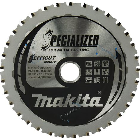 MAKITA B-69325 Efficut TCT for metal 150mm x 20mm x 33T