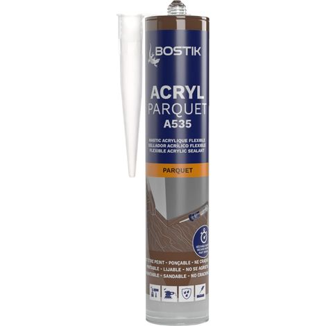 Mastic Spécial Joint et Finition Parquet - Bois Exotique - 300 ml (1/5)
