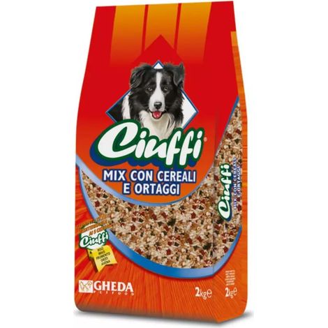 cereali per cani gheda "ciuffi" adulto di tutte le taglie con ortaggi 2 kg