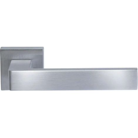 Coppia maniglie con bocchetta Carlo Q8-RB45 argento anodizzato (1/3)