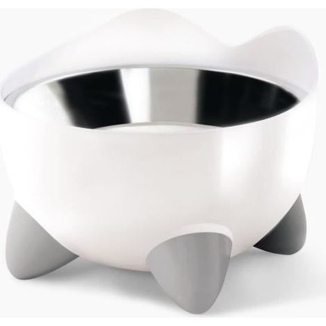 Catit PIXI Gamelle surélevée inox 200 ml pour chat (1/5)