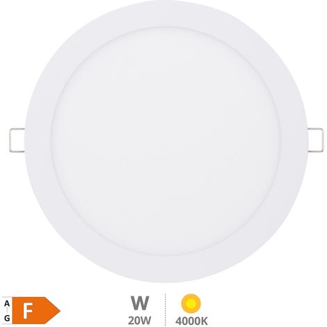 Lonbo rundes LED-Einbau-Downlight 20W 4200K Weiß (1/3)