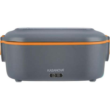Chauffe-plats W70 L1,5 avec couverts en acier orange (1/5)