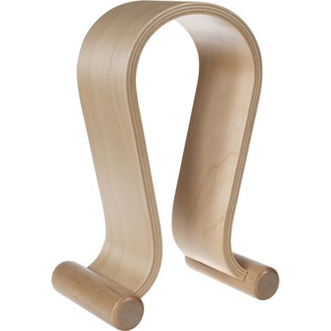 Soporte para auriculares Maclean mc-815o estable decorativo madera (1/2)