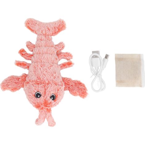 Cat Toy Rechargeable Electric Cat Toy Bite Resistant Teeth Grinding Plush Pet Toy Anxiety Reduction Interactive Pet Toy Type 1 (1/4)