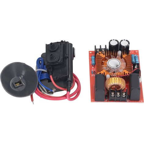 Carte de commande de bobine ZVS (commutation à tension nulle) pour module de chauffage à bobine Flyback avec ventilateur, 12-30 V CC, 250 W (1/5)