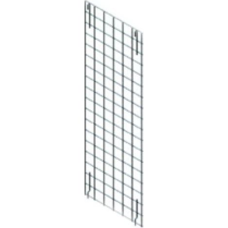 Archimede étagère métallique grille de fond verticale en fil d'acier chromé cm 28 x h. 152 cuisine salle de bains garage placard