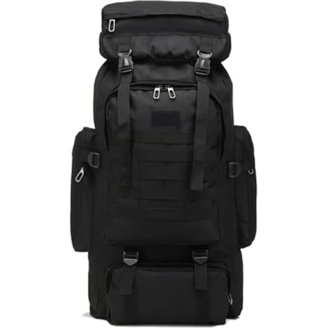Assault Pack - Sacs à dos de chasse imperméables et robustes pour hommes 80L, grand sac à dos de randonnée pour la randonnée en plein air Camping Trekking Chasse (1/4)
