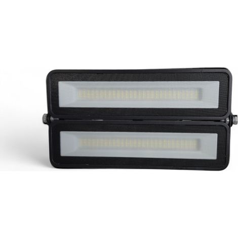 Faro LED modulare 100W IP65 Nero 10000lm 6000K Luce Fredda Proiettore Esterno 120° Alta Potenza (1/4)
