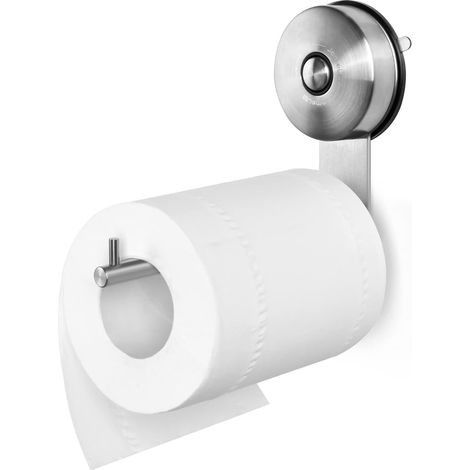 Porte-Papier Toilette - Support Papier Toilette Ventouse Acier Inoxydable Porte-Papier Toilette Mural sans percage Porte Rouleau Papier Toilettes pour Cuisine et Salle de Bain Finition brossé (1/5)