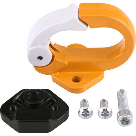 Türhaken für Motorradhelme – Universal, aus Aluminiumlegierung, gelb (1/5)