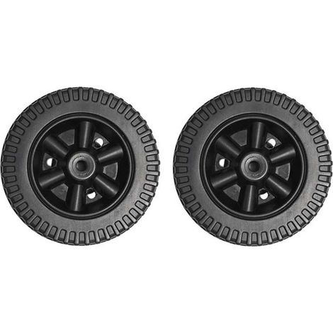 2-Pack 6" Grill Wheels - Charbroil Gas Grill Replacement Parts - Oven Wheels - Oven Swivel Wheels - Black (1/4)