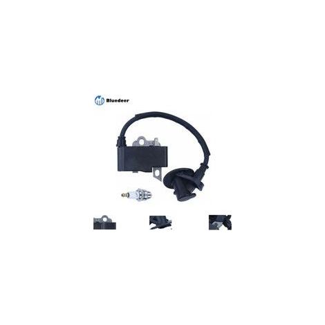 Module de bobine d'allumage pour tronçonneuse Stihl MS181 MS211 MS211C MS171 Pièces de rechange avec bougie d'allumage 1139 400 1307 Accessoire pour moteur thermique (1/4)