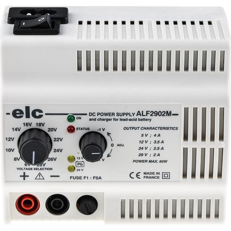 Alimentation de laboratoire, 5V, 2.1 4A, 1 sortie 60W (1/4)