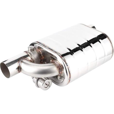 Valve d'échappement de voiture, valve d'échappement électrique universelle de voiture de 63mm Valve de tuyau de pompe à vide de dispositif de port distant d'acier inoxydable. (1/5)