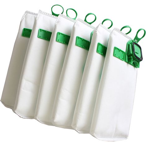 6er-Pack Hochleistungs-Staubsaugerbeutel für Vorwerk VK140 VK15-AquaForge (1/3)