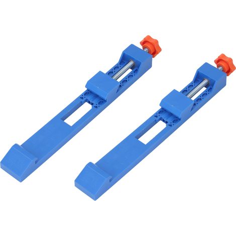 2 pièces Guide de base réglable pour scie circulaire électrique, pince de positionnement pour fraisage en ABS, outil de travail du bois (1/5)