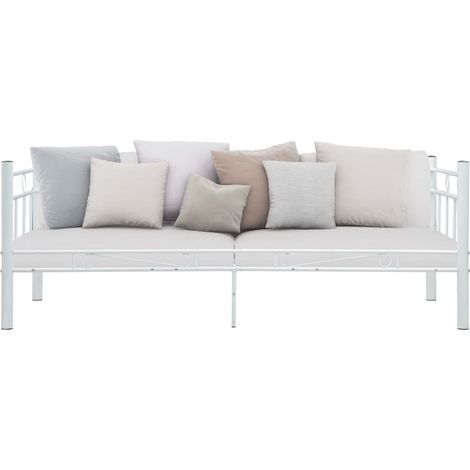 Maison Exclusive - Estructura de sofá cama sin colchón metal blan