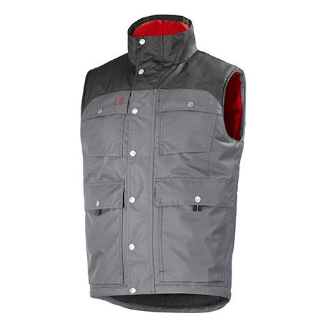 Gilet Shovel AG1UP - Gris acier/Noir- taille M - Lafont (1/3)
